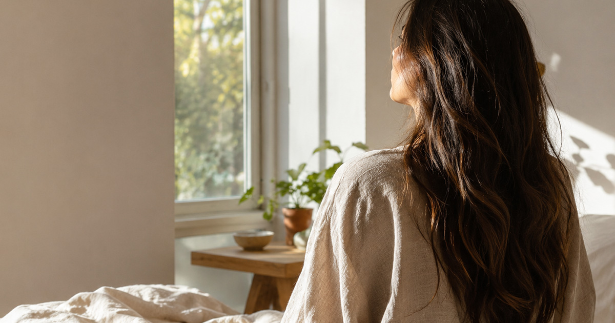 Soft morning window light in a quiet domestic scene