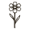 Harvest icon: wildflower bloom